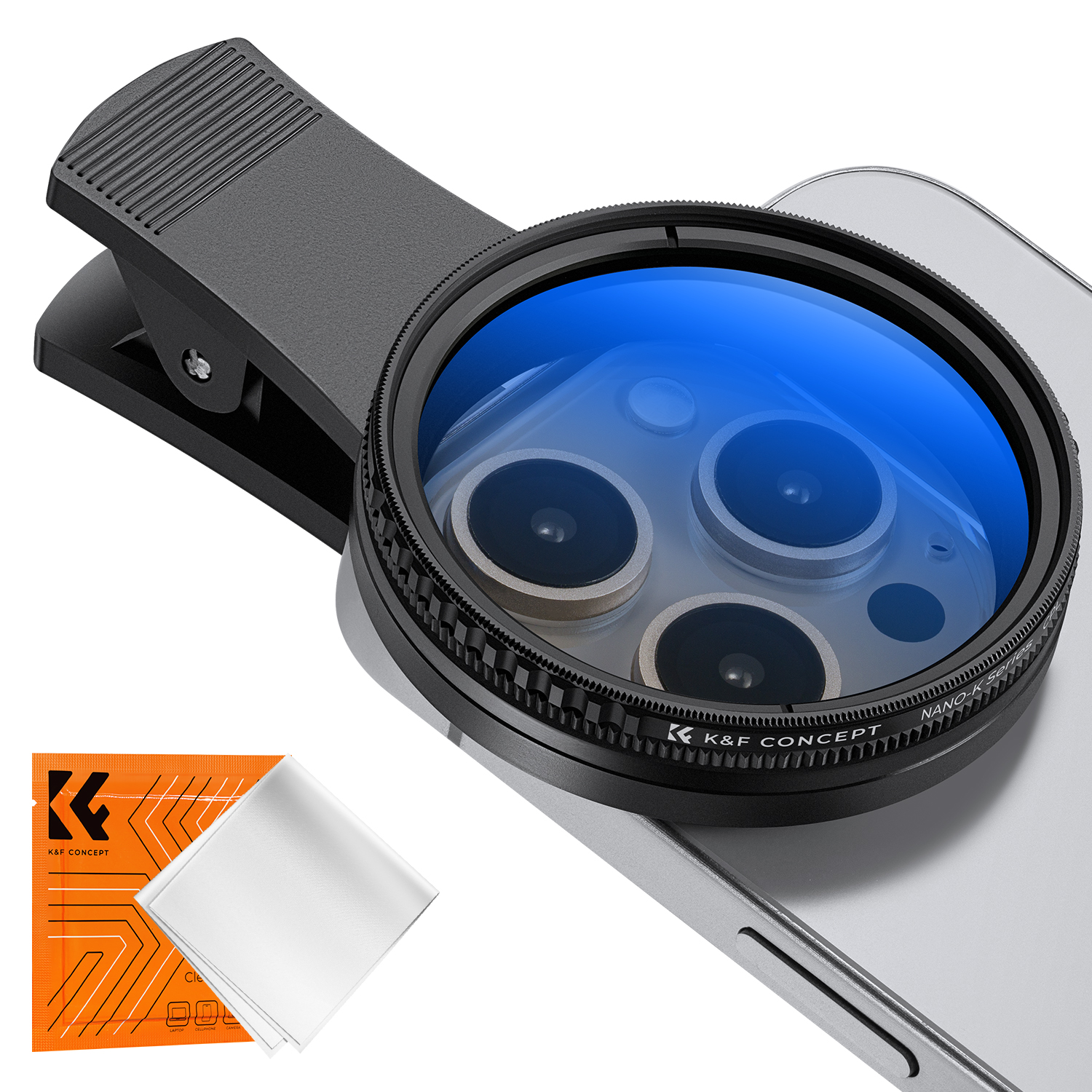 Lens Camera Clip - K&F CONCEPT 52mm Clip-on CPL Circular