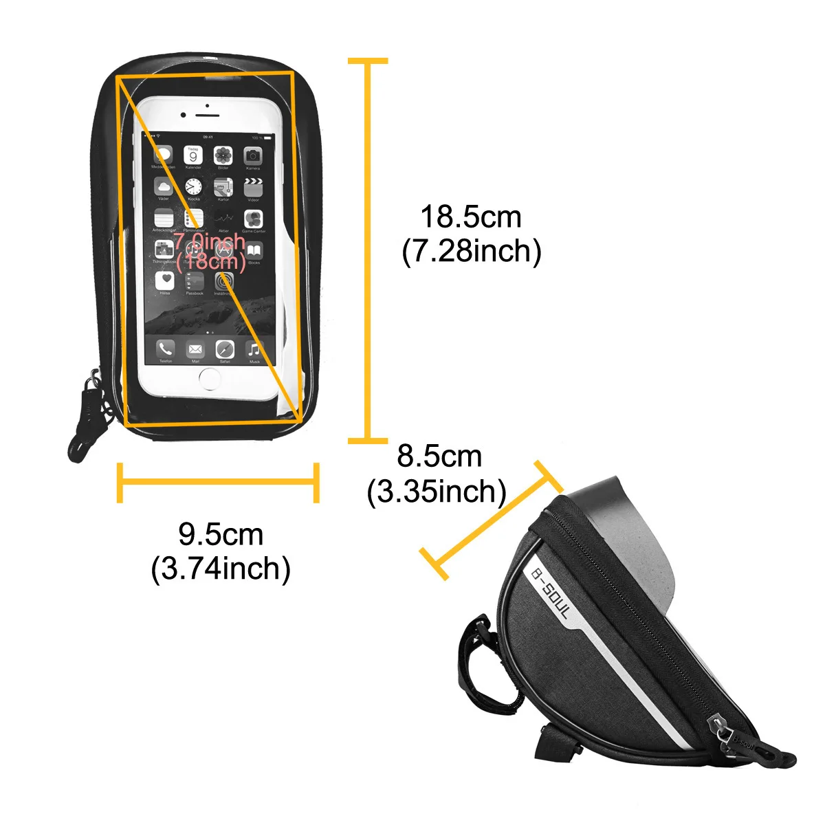 Bicycle Frame Front Top Tube B - Youtube Phone Accessories recensie en prijs