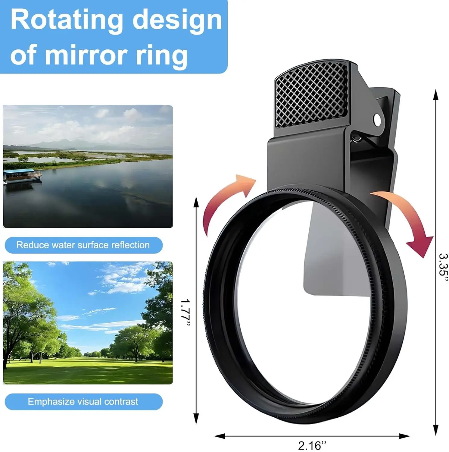 MINI 52mm Clip-on Phone Filter - Lens Camera Clip recensie en prijs
