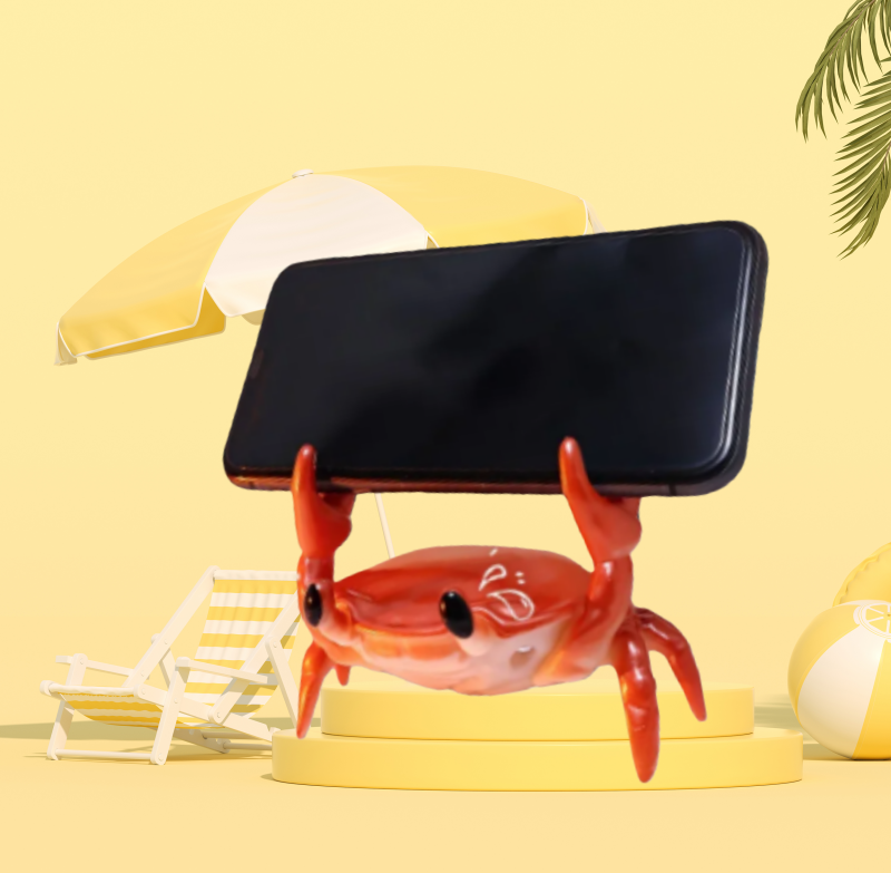 Personality 3D Crab Desk Decor - Phone Accessories For Old People recensie en prijs