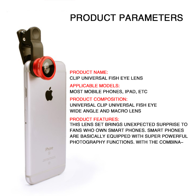 Universal 3 In 1 Fish Eye Lens - Lens Camera Clip recensie en prijs