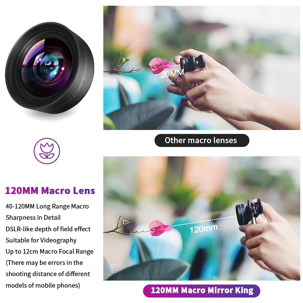 MARTVSEN 120MM Macro Lens, Pro - Lens Camera Clip recensie en prijs